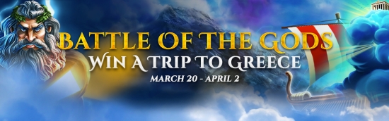 Battle of the Gods - WIN A TRIP TO GREECE